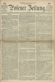 Posener Zeitung. 1868, [№] 283 (3 Dezember) + dod.