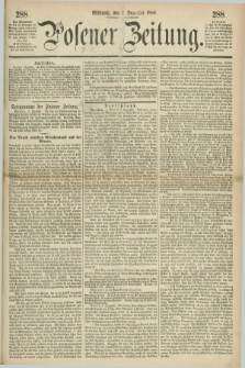 Posener Zeitung. 1868, [№] 288 (9 Dezember) + dod.