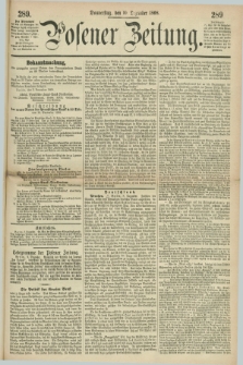 Posener Zeitung. 1868, [№] 289 (10 Dezember) + dod.
