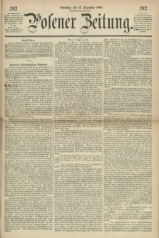 Posener Zeitung. 1868, [№] 292 (13 Dezember) + dod.
