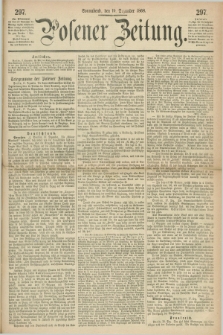 Posener Zeitung. 1868, [№] 297 (19 Dezember) + dod.