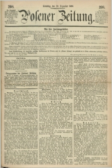Posener Zeitung. 1868, [№] 298 (20 Dezember) + dod.