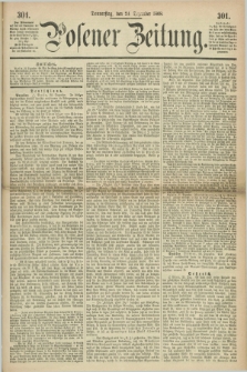 Posener Zeitung. 1868, [№] 301 (24 Dezember) + dod.