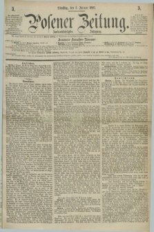 Posener Zeitung. Jg.72 [i.e.76], [№] 3 (5 Januar 1869) + dod.