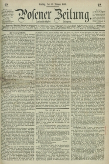 Posener Zeitung. Jg.72 [i.e.76], [№] 12 (15 Januar 1869) + dod.