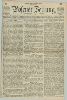Posener Zeitung. Jg.72 [i.e.76], [№] 36 (12 Februar 1869) + dod.