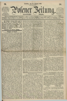 Posener Zeitung. Jg.72 [i.e.76], [№] 50 (28 Februar 1869) + dod.