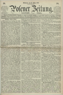 Posener Zeitung. Jg.72 [i.e.76], [№] 58 (10 März 1869) + dod.