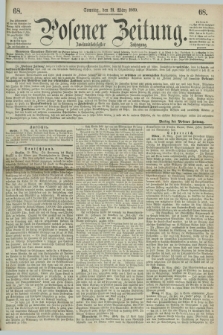 Posener Zeitung. Jg.72 [i.e.76], [№] 68 (21 März 1869) + dod.