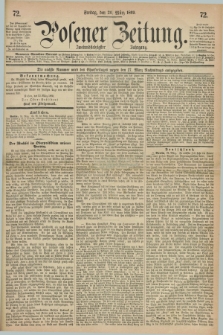 Posener Zeitung. Jg.72 [i.e.76], [№] 72 (26 März 1869) + dod.