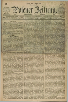 Posener Zeitung. Jg.72 [i.e.76], [№] 82 (9 April 1869) + dod.