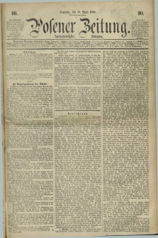 Posener Zeitung. Jg.72 [i.e.76], [№] 90 (18 April 1869) + dod.