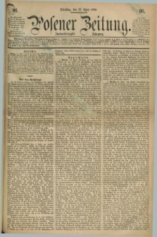 Posener Zeitung. Jg.72 [i.e.76], [№] 96 (27 April 1869) + dod.