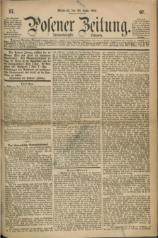 Posener Zeitung. Jg.72 [i.e.76], [№] 97 (28 April 1869) + dod.
