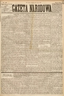 Gazeta Narodowa. 1877, nr 47