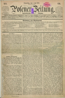 Posener Zeitung. Jg.72 [i.e.76], [№] 151 (1 Juli 1869) + dod.