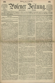 Posener Zeitung. Jg.72 [i.e.76], [№] 160 (12 Juli 1869) + dod.
