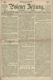 Posener Zeitung. Jg.72 [i.e.76], [№] 168 (21 Juli 1869) + dod.