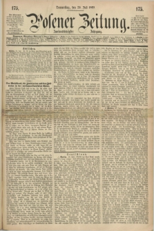 Posener Zeitung. Jg.72 [i.e.76], [№] 175 (29 Juli 1869) + dod.
