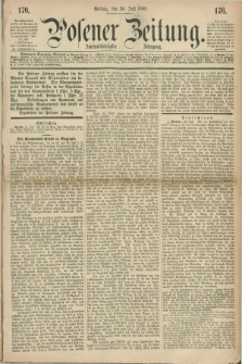 Posener Zeitung. Jg.72 [i.e.76], [№] 176 (30 Juli 1869) + dod.