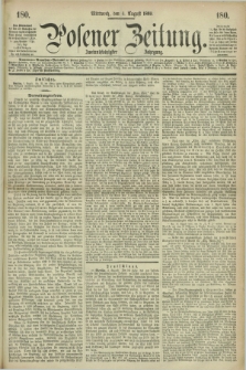 Posener Zeitung. Jg.72 [i.e.76], [№] 180 (4 August 1869) + dod.