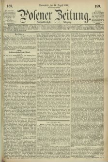 Posener Zeitung. Jg.72 [i.e.76], [№] 189 (14 August 1869)