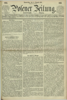 Posener Zeitung. Jg.72 [i.e.76], [№] 193 (19 August 1869) + dod.