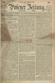 Posener Zeitung. Jg.72 [i.e.76], [№] 227 (28 September 1869) + dod.