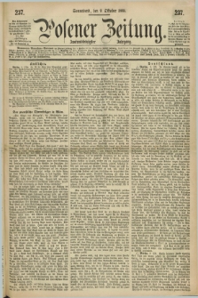 Posener Zeitung. Jg.72 [i.e.76], [№] 237 (9 October 1869) + dod.