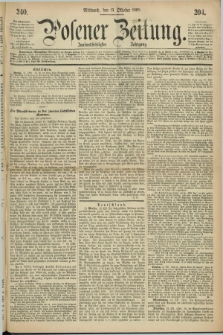 Posener Zeitung. Jg.72 [i.e.76], [№] 240 (13 October 1869) + dod.