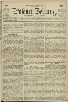 Posener Zeitung. Jg.72 [i.e.76], [№] 246 (20 October 1869) + dod.