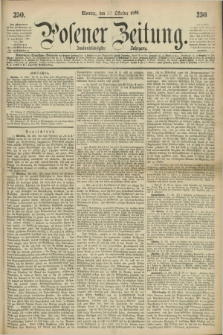 Posener Zeitung. Jg.72 [i.e.76], [№] 250 (25 October 1869) + dod.