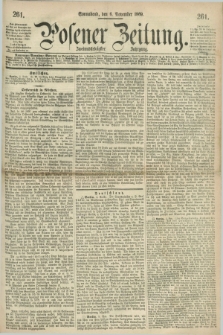 Posener Zeitung. Jg.72 [i.e.76], [№] 261 (6 November 1869) + dod.