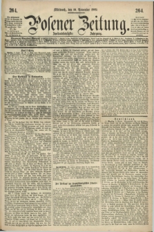 Posener Zeitung. Jg.72 [i.e.76], [№] 264 (10 November 1869) + dod.
