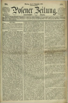 Posener Zeitung. Jg.72 [i.e.76], [№] 268 (15 November 1869) + dod.