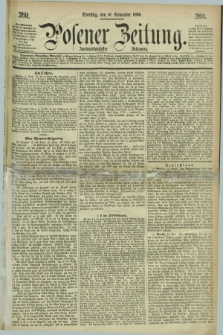 Posener Zeitung. Jg.72 [i.e.76], [№] 269 (16 November 1869) + dod.