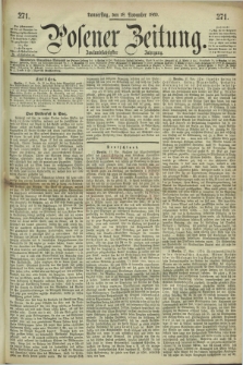 Posener Zeitung. Jg.72 [i.e.76], [№] 271 (18 November 1869) + dod.