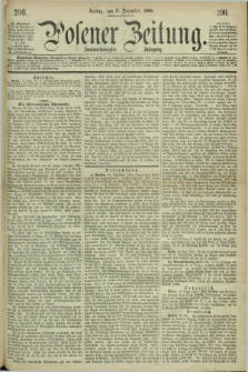 Posener Zeitung. Jg.72 [i.e.76], [№] 296 (17 Dezember 1869) + dod.