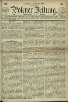 Posener Zeitung. Jg.72 [i.e.76], [№] 297 (18 Dezember 1869) + dod.