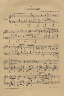 (Tańce polskie) : Op. 9. Cah. 2. No. 5, Krakowiak (A-dur)