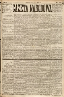 Gazeta Narodowa. 1877, nr 74