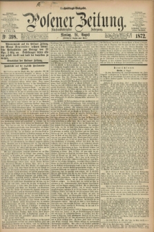 Posener Zeitung. Jg.75 [i.e.79], Nr. 398 (26 August 1872) - Nachmittags=Ausgabe. + dod.