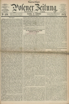 Posener Zeitung. Jg.75 [i.e.79], Nr. 436 (17 September 1872) - Nachmittags=Ausgabe. + dod.