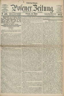 Posener Zeitung. Jg.75 [i.e.79], Nr. 498 (23 Oktober 1872) - Nachmittags=Ausgabe. + dod.