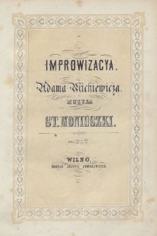 Improwizacya Adama Mickiewicza