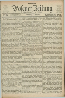 Posener Zeitung. Jg.77 [i.e.81], Nr. 793 (12 November 1874) - Morgen=Ausgabe. + dod.