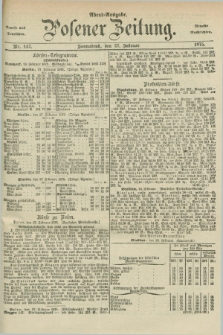 Posener Zeitung. Jg.78 [i.e.82], Nr. 147 (27 Februar 1875) - Abend=Ausgabe.