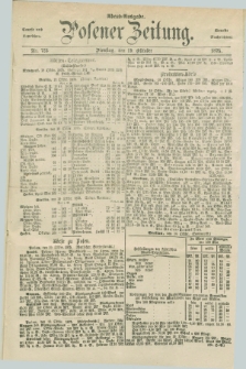 Posener Zeitung. Jg.78 [i.e.82], Nr. 723 (19 Oktober 1875) - Abend=Ausgabe.