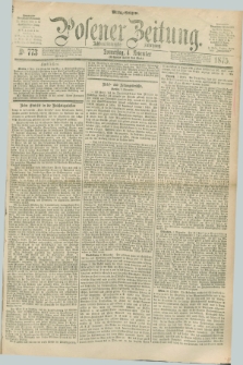 Posener Zeitung. Jg.78 [i.e.82], Nr. 773 (4 November 1875) - Mittag=Ausgabe.