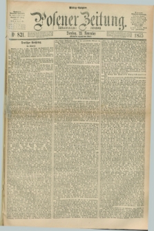 Posener Zeitung. Jg.78 [i.e.82], Nr. 821 (23 November 1875) - Mittag=Ausgabe.